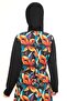 Hijab Clothing Zippered Waist Tie Hijab Swimsuit - 2