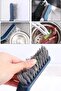 Multifunctional Joint Floor Tile Bathroom Kitchen Groove Cleaning Brush Garbage Cleaning Brush with Tweezers - 3