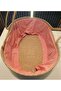 Handmade Wicker Picnic Basket with Floral Print Fabric Cover - 3