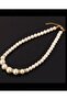 Zircon Stone Pearl Earring Necklace Bracelet Set - 3