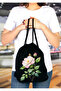 Versatile Rope Drawstring Cloth Bag, 35X40Cm. For School. For the Trips.