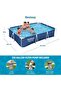 Steel Pro Rectangular Steel Frame Above Ground Outdoor Backyard Swimming Pool Set with 330 G - 5