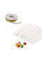 Lollipop Cake Cakepops Making Set 201 Pieces Pop Cake Cake Pops Bag Lollipop Stick Gold Color Ribbon - 2