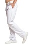 Navy Sea High School Faculty White Color Summer Cotton Fabric Captain Pants - 4