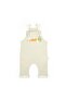 Unisex Baby Cotton Carrot and Rabbit Printed Suspender Jumpsuit - 2