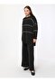 Plus Size Tunic & Trousers Double Set - Black - Alia - 5