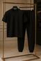 Regular Fit Set of 2 Relax Comfort Fit Without Raised Tshirt Jogger Tracksuit Set - 4