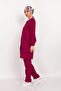 Lina Model Cherry Soft Lycra Hijab Nurse Doctor Jersey Set Scrubs - 4