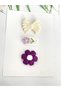 Newborn Baby Buckle Handmade Mixed Pack of 3 Clips Hairless Baby Buckle Handmade Baby Gift - 2