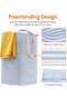 2 Pack Laundry Hamper Large Collapsible Laundry Baskets, Freestanding Waterproof Clothes Ham - 2
