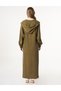 Stitched Detailed Lyocell Wear Khaki - 5