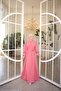 Women's Hijab Covered Buttoned Belted Dress