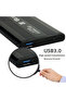 علبة محرك الأقراص الصلبة USB-3.0red مقاس 2.5 بوصة، علبة خارجية SATA مقاس 2.5 بوصة تدعم سرعة 6 جيجابت في الثانية - 3