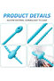 15cm-30PCS 30PCS Silicone Reusable Cable Wire Organizer Winder Storage Holder Bag Ties Cord Bag Clip - 4