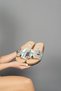 White Multi Orthopedic Women's Slippers - 5