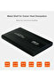 علبة محرك الأقراص الصلبة USB-3.0red مقاس 2.5 بوصة، علبة خارجية SATA مقاس 2.5 بوصة تدعم سرعة 6 جيجابت في الثانية - 2