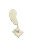 Domestic Production Suede Fabric Cream Color Footed Earring Display Decoration - 3