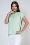100% Cotton Striped Low Arm Tip Double Women's T-Shirt - with Different Color Options - 4