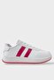 Unisex Flat Light Sole Casual Sneaker Shoes White - Fuchia