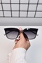 Smoked Gray 60 Ekartman Bone Glass Interchangeable Women's Unisex Men's Uv400 Protected Sunglasses - 8