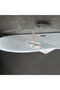 Clear Acrylic Bathtub Caddy Tray - Spill-Proof Organizer for Cosmetics, Perfume & Bath Essentials - 5