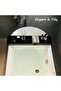 Black Acrylic Bathtub Caddy Tray - Luxury Bath Organizer with Shower Shelf for Spa Essentials - 3