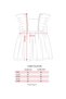 Baby Girl Summer Dress Made of Knitted Muslin with Ruffle Detail - 3