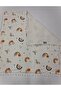 Double Sided 3-Piece Bottom Opening Set, Muslin & Pike Fabric, Blanket, Baby Pillow, Bottom Opening Cushion - 3