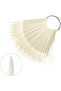 40 Tips Fan Shape Plastic Nail Art Tips Display Polish Board Display Practice Sticks - 3