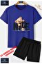 Children's Ayicik Nice Custom Printed Crew Neck T-Shirt - Shorts Set