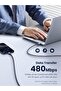 100W USB-C to USB-C Charging Cable, 2M Nylon braided Cable, PD Charging, Widely Compatible - 6