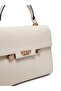 Eco Aldith Top Handle Flap Women's Ecru Handbag Hwevg964120-Bon - 4