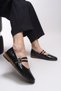 Sephlynthi Women's Ballerinas 0012202   Black Patent Leather - 4