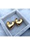 Heart Shaped Clip Earrings
