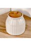 Porcelain Salt, Coffee, Pulses Jar with Bamboo Vacuum Lid - 4
