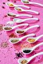 6 White Serving and Spice Spoons - Breakfast Honey Spoons Sugar Jam Serving Spoons - 4