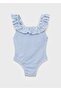 Ruffle Striped Swimsuit - 3