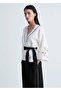 Contrast Striped Linen Pants - 7