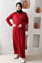 Zippered Solid Color Practical Women's Prayer Dress Dressing Gown - 4