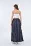 Kraş Pleated Maxi Skirt Mg25 Simple Elegance Does Not Require Ironing - 7