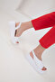 White Women's Wedge Heeled Shoes 20568 - 5