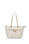 Beige Monogram Women's Shoulder Bag 05Po25Y2045 - 3