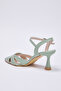 Mint Cut Out Detaylı Sivri Burun Kadın 8 cm Klasik Topuklu Ayakkabı TAKSS25TO00029 - 4