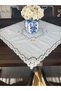 Hole Work Fiskos Table Cloth. 90X90Cm. Rose Model - 2