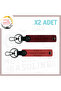 Motorcyclist Style-Specific, Safe Driving 2-Key Chain with Name Plate and a Rh (-) Written, Pomegranate Flower-Burgundy