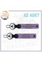 Purple Violet, Motor Passion Gift Name Plate and B + Blood Type Written Custom Production 2-Piece Keychain