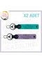 Name Plate and a Rh (-) Blood Group, Emergency Keychain, Purple Violet-Dark Turquoise, Special for Motorcycle