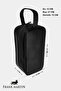 Vegan Leather Personal Care and Travel Bag Large Volume Handbag Black 140-001 - 5
