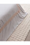Valette Double 100% Cotton Bed Sheet Lı Duvet Cover Set - White/Powder - 4