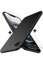 Case for Apple iPhone 16E Soft Color Matte Silicone with Camera Protection + 9H Screen Protector Glass 2in1 Set